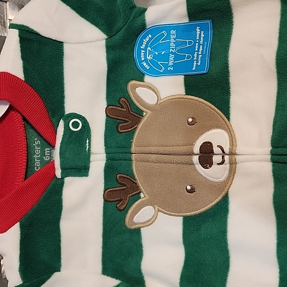 Carter's 6 Month Reindeer Onesie - Picture 2 of 4